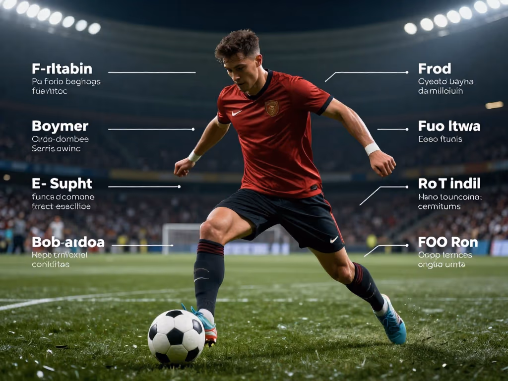 Diagrama que muestra la posición correcta de un futbolista al realizar un tiro