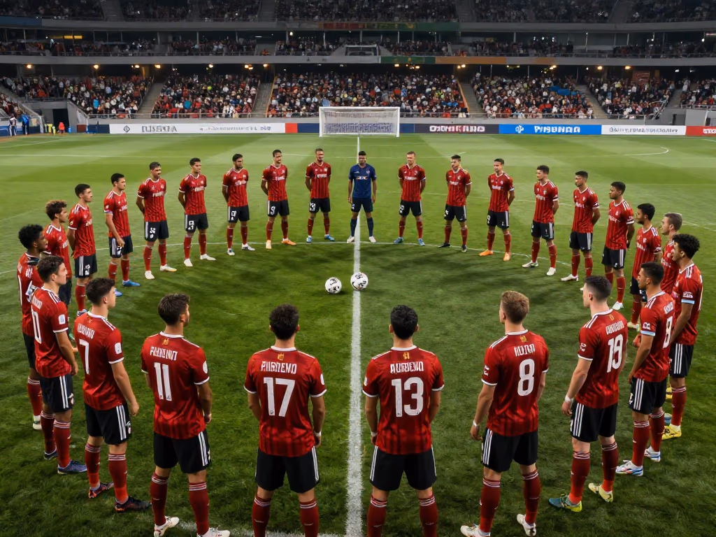 Diagrama táctico de un equipo implementando una defensa en zona