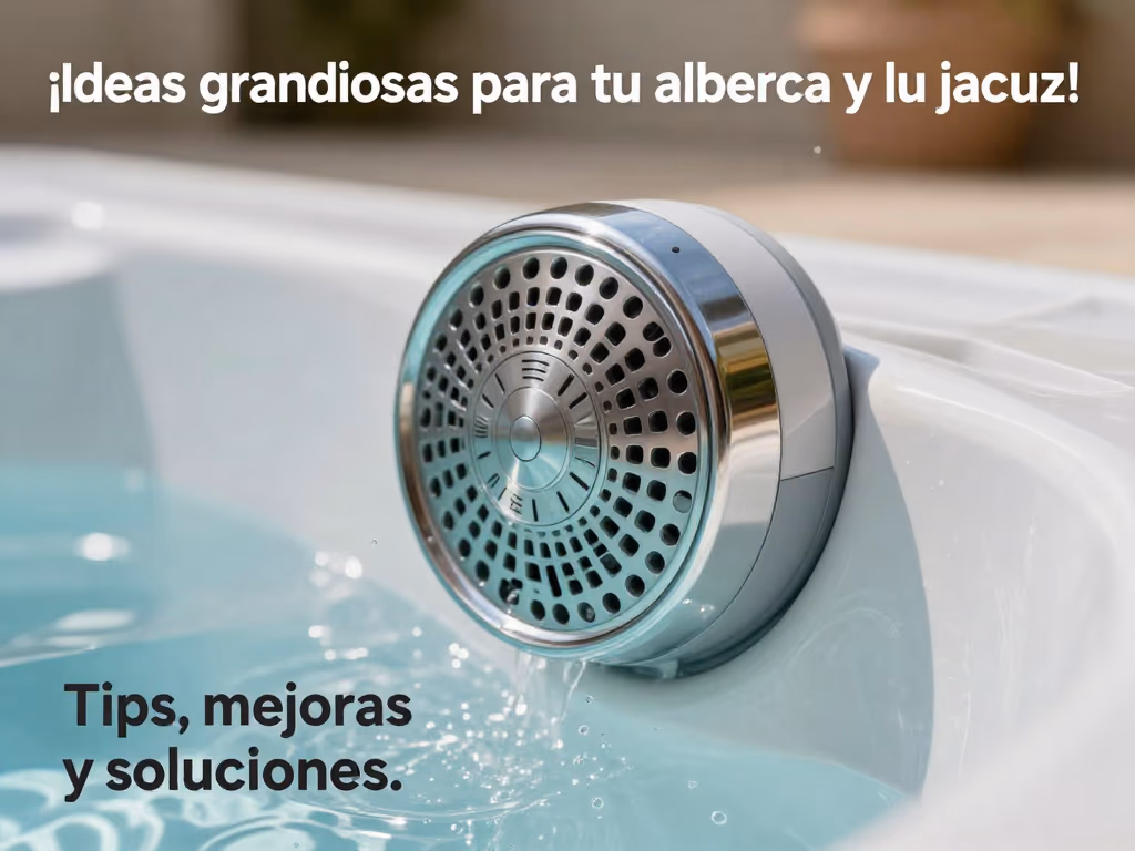 Close-up of modern jacuzzi jets with adjustable settings